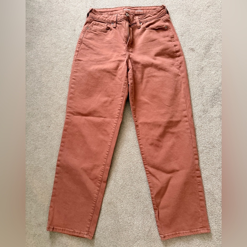 Old Navy Women's Terracotta Straight Leg Jeans